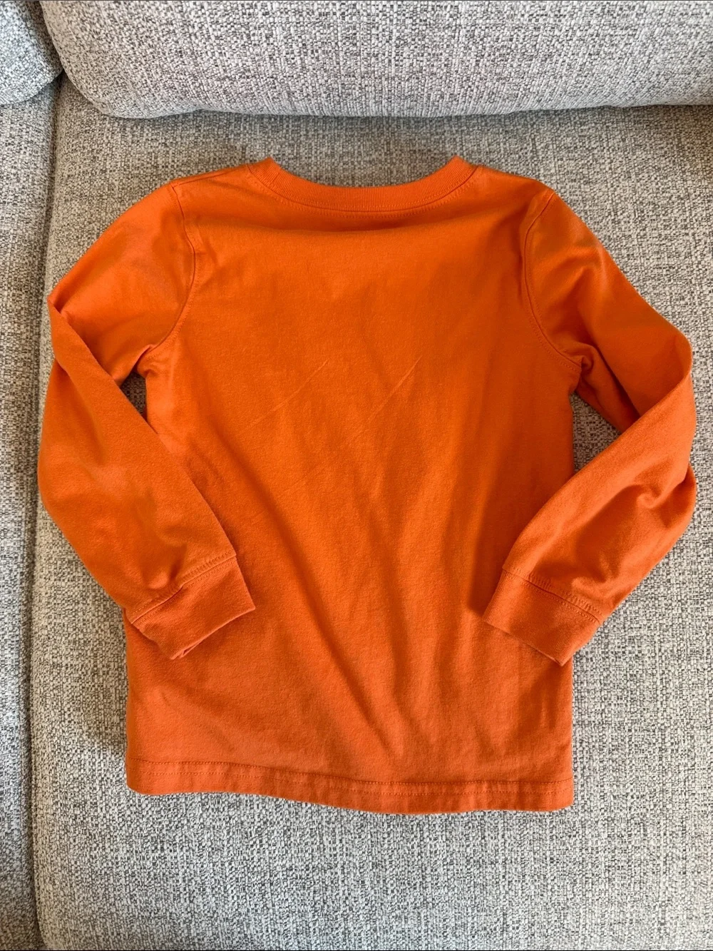 Carter's Halloween Orange Long-Sleeve Pumpkin Sunglasses Tee